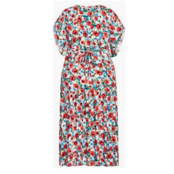 Floral Dress Poppy Print ~ size 22 - 24 ~ Loralette - Picture 2 of 6